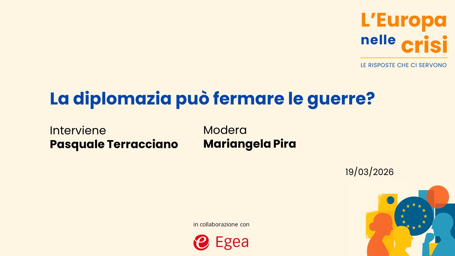 La diplomazia può fermare le guerre? | IEP@BU