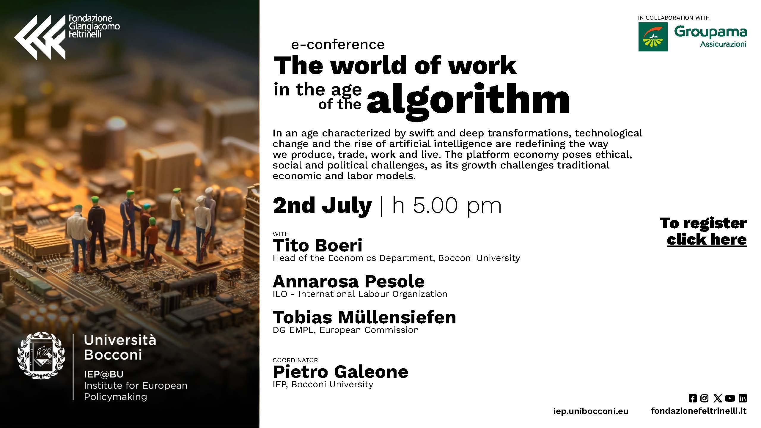 Invite - The World of Work in the Age of the Algorithm